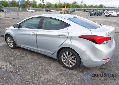 2014 Hyundai Elantra Se z USA, uszkodzony, nr VIN 5NPDH4AE4EH476600